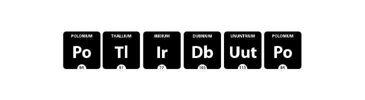 Periodic Table of Elements  Free Fonts Download
