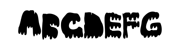 Woodcutter Dripping Nightmare v.01  Free Fonts Download