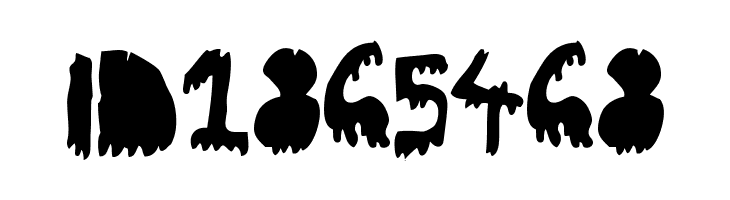 Woodcutter Dripping Nightmare v.01  Free Fonts Download