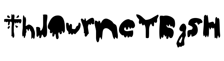 Woodcutter Dripping Nightmare v.01  Free Fonts Download
