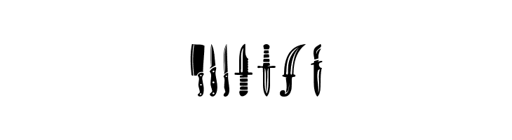 Knife  Free Fonts Download