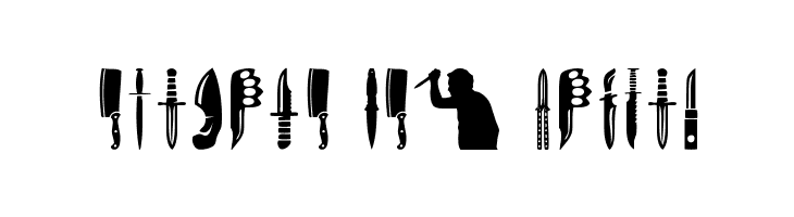 Knife  Free Fonts Download