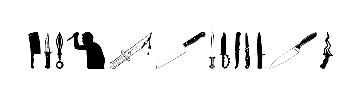 Knife  Free Fonts Download