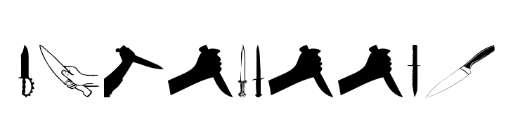 Knife  Free Fonts Download