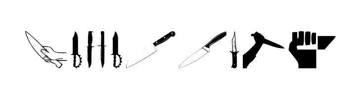 Knife  Free Fonts Download