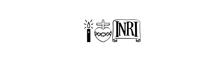 Christian Icons  Free Fonts Download