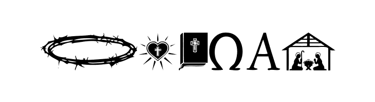 Christian Icons  Free Fonts Download