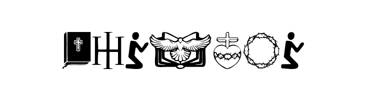 Christian Icons  Free Fonts Download