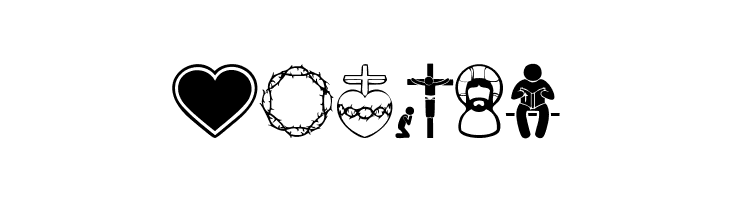 Christian Icons  Free Fonts Download