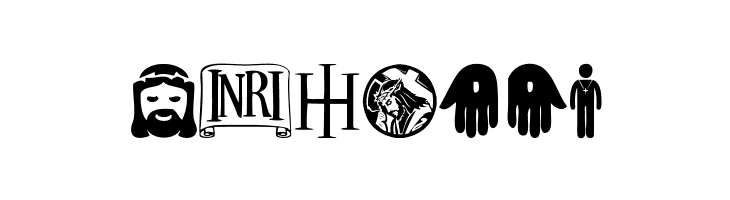 Christian Icons  Free Fonts Download