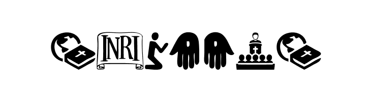 Christian Icons  Free Fonts Download