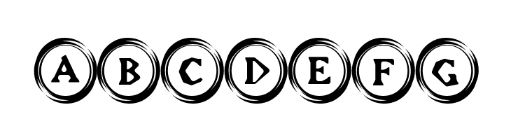 Elevator Buttons Two  Free Fonts Download