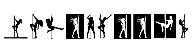 Pole Dance  Free Fonts Download