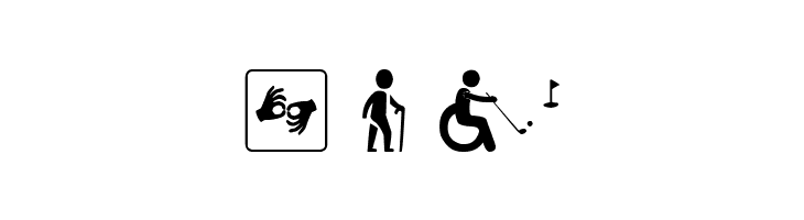 Disabled Icons  Free Fonts Download