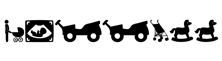 baby icons  Free Fonts Download