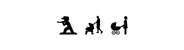 baby icons  Free Fonts Download