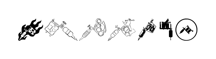 Tattoo Pro Icons  Free Fonts Download
