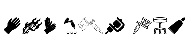 Tattoo Pro Icons  Free Fonts Download