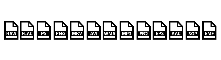 File Types  Free Fonts Download