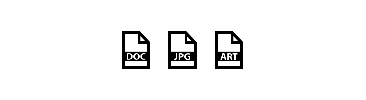 File Types  Free Fonts Download