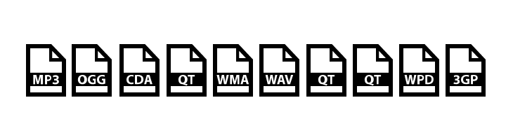File Types  Free Fonts Download