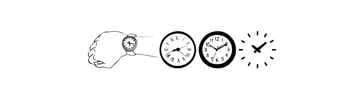 watches  Free Fonts Download