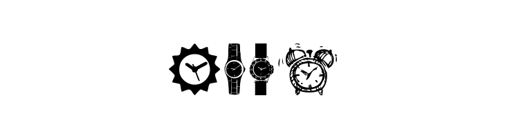 watches  Free Fonts Download