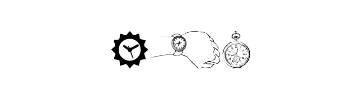 watches  Free Fonts Download