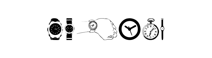 watches  Free Fonts Download