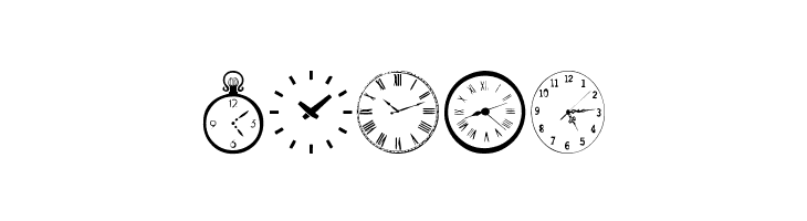 watches  Free Fonts Download