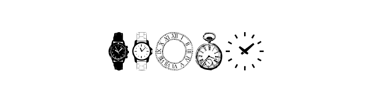 watches  Free Fonts Download