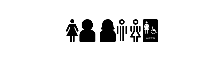 Restroom  Free Fonts Download