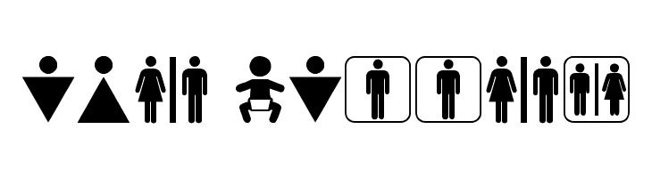 Restroom  Free Fonts Download