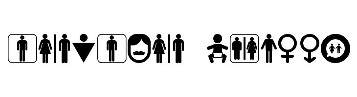 Restroom  Free Fonts Download