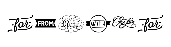 Words  Free Fonts Download