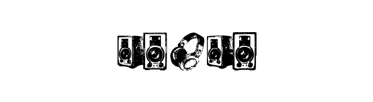 DJ Icons  Free Fonts Download