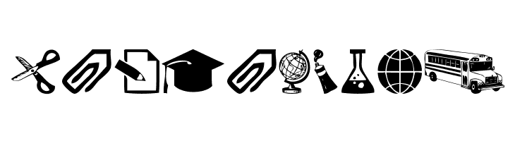 School  Free Fonts Download