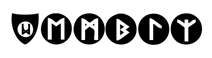 Viking Runes Shields  Free Fonts Download