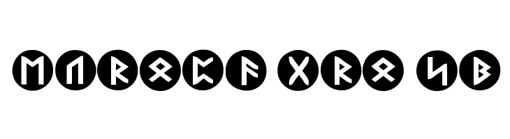 Viking Runes Shields  Free Fonts Download