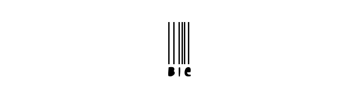 Woodcutter barcode  Free Fonts Download