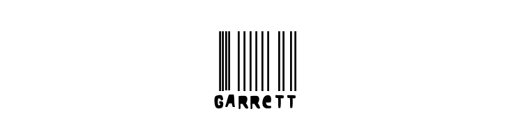 Woodcutter barcode  Free Fonts Download