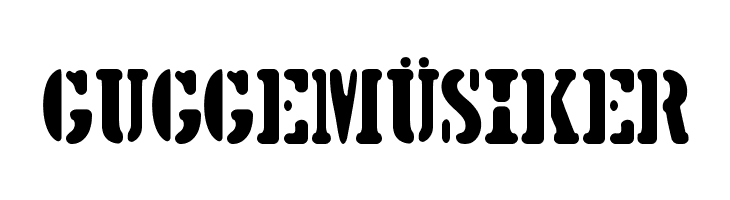 5TH AVENUE STENCIL  Free Fonts Download