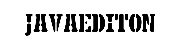 5TH AVENUE STENCIL  Free Fonts Download
