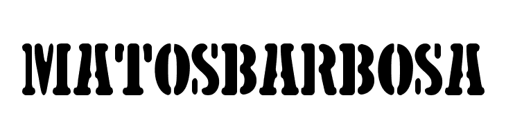 5TH AVENUE STENCIL  Free Fonts Download