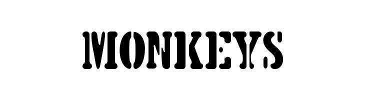 5TH AVENUE STENCIL  Free Fonts Download