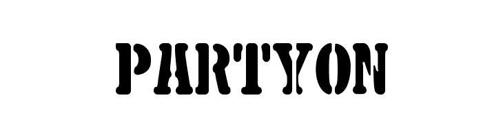 5TH AVENUE STENCIL  Free Fonts Download