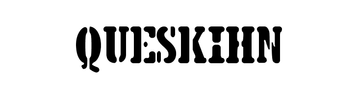 5TH AVENUE STENCIL  Free Fonts Download