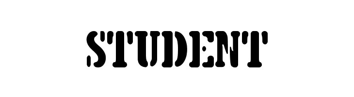 5TH AVENUE STENCIL  Free Fonts Download