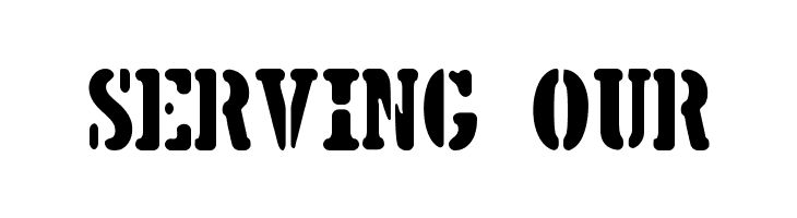 5TH AVENUE STENCIL  Free Fonts Download