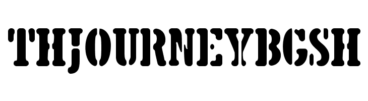 5TH AVENUE STENCIL  Free Fonts Download